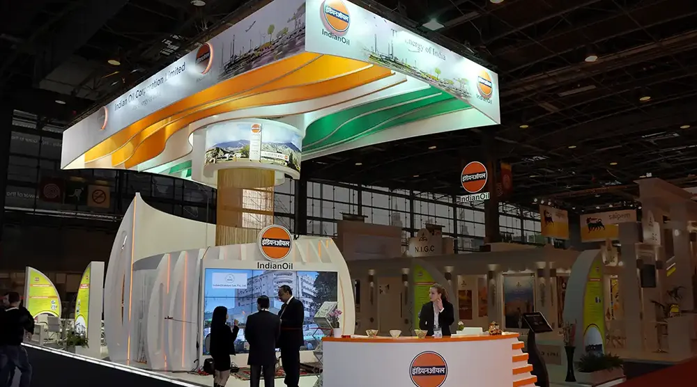 recent exhibition stand project in Kuwait